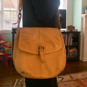 HOBO international leather golden colored bag